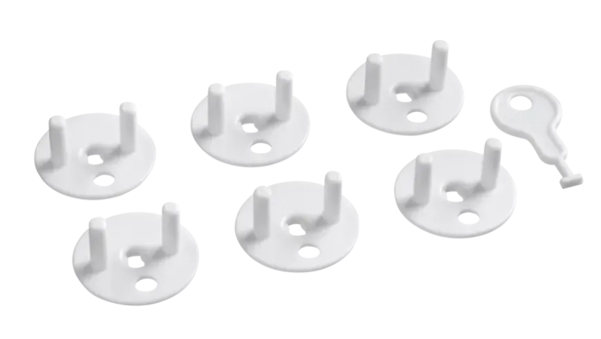 Stopcontact plug met sleutel 6 stuks
