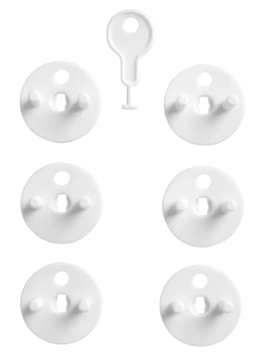 Stopcontact plug met sleutel 6 stuks