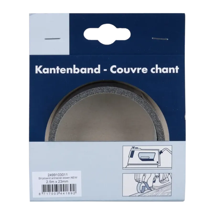 Meubelpanelen > Geen Strijkband antraciet essen 23 mm 2,5 m