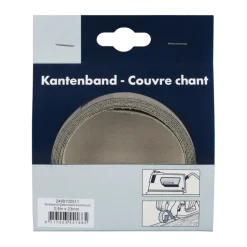 Meubelpanelen > Geen Strijkband inox metallic 23 mm 2,5 m