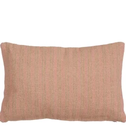 Stripes kussen l.roze - l55xb35xh10cm