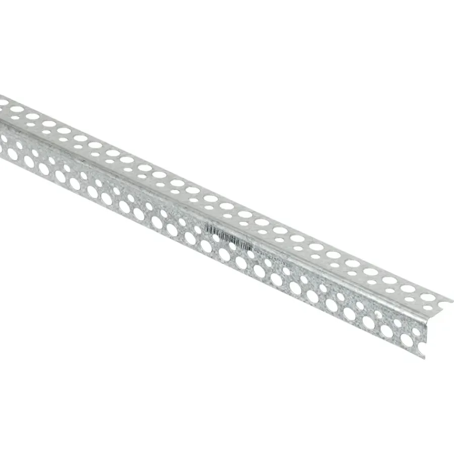Gipsplaatbenodigdheden & Accessoires|Overgangsprofielen > Geen Stuc-/hoekprofiel aluzink staal 260 cm