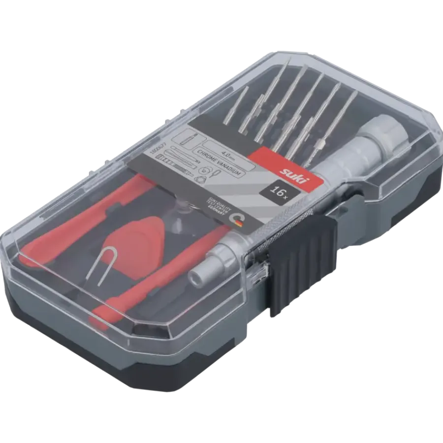 Schroevendraaiers > Suki 16-delige smartphone reparatieset