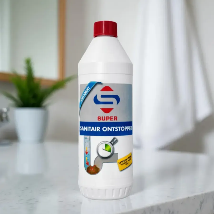 Ontstoppers|Ontstoppingsmiddelen > Super Cleaners SUPER sanitair ontstopper 1 L