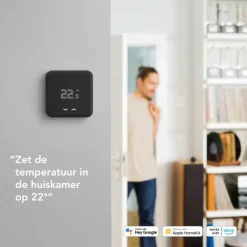 Slimme Thermostaten > Tado Additionele Slimme Thermostaat Multi zone (uitbreiding) Zwart