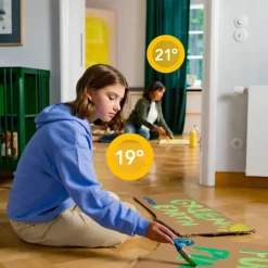 Slimme Thermostaten > Tado Starters Kit Thermostaat V3+ Bedraad Inclusief 2 Slimme Radiatorknoppen