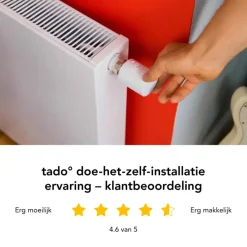 Slimme Thermostaten > Tado Starters Kit Thermostaat V3+ Bedraad Inclusief 2 Slimme Radiatorknoppen