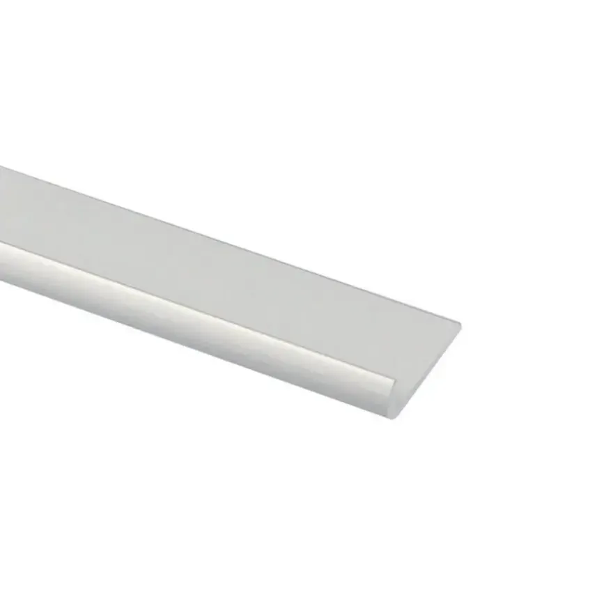 Tafelrand aluminium mat zilver 18x1000x1,5mm