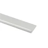 Tafelrand aluminium mat zilver 25x1000x1,5mm