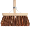 Talen Tools bezem natuurvezel 28 cm met steel 140 cm