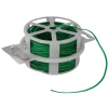 Talen tools bindband groen geplastificeerd metalen kern 50 m