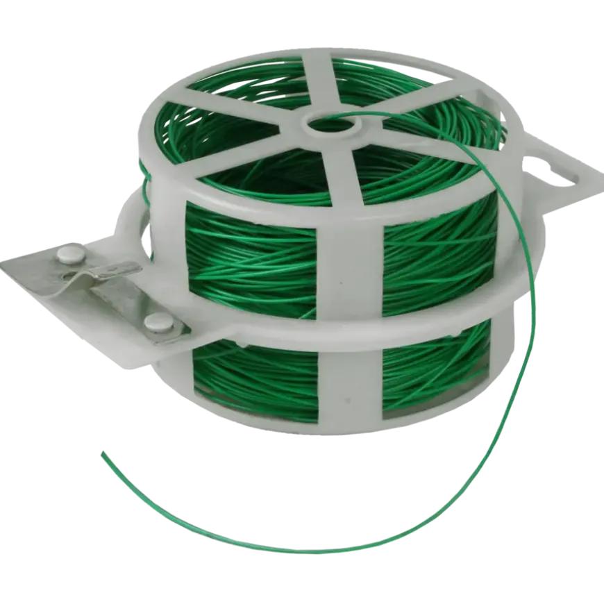 Talen tools metaaldraad geplastificeerd groen 0,8 mm 50 m