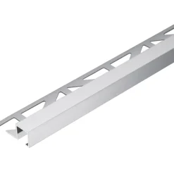 Tegelprofiel blok aluminium zilver 9 mm 300 cm
