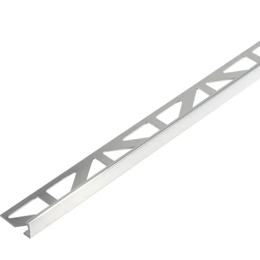 Tegelprofiel haaks aluminium zilver 12,5 mm 300 cm