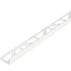 Tegelprofiel haaks aluminium wit 10 mm 300 cm