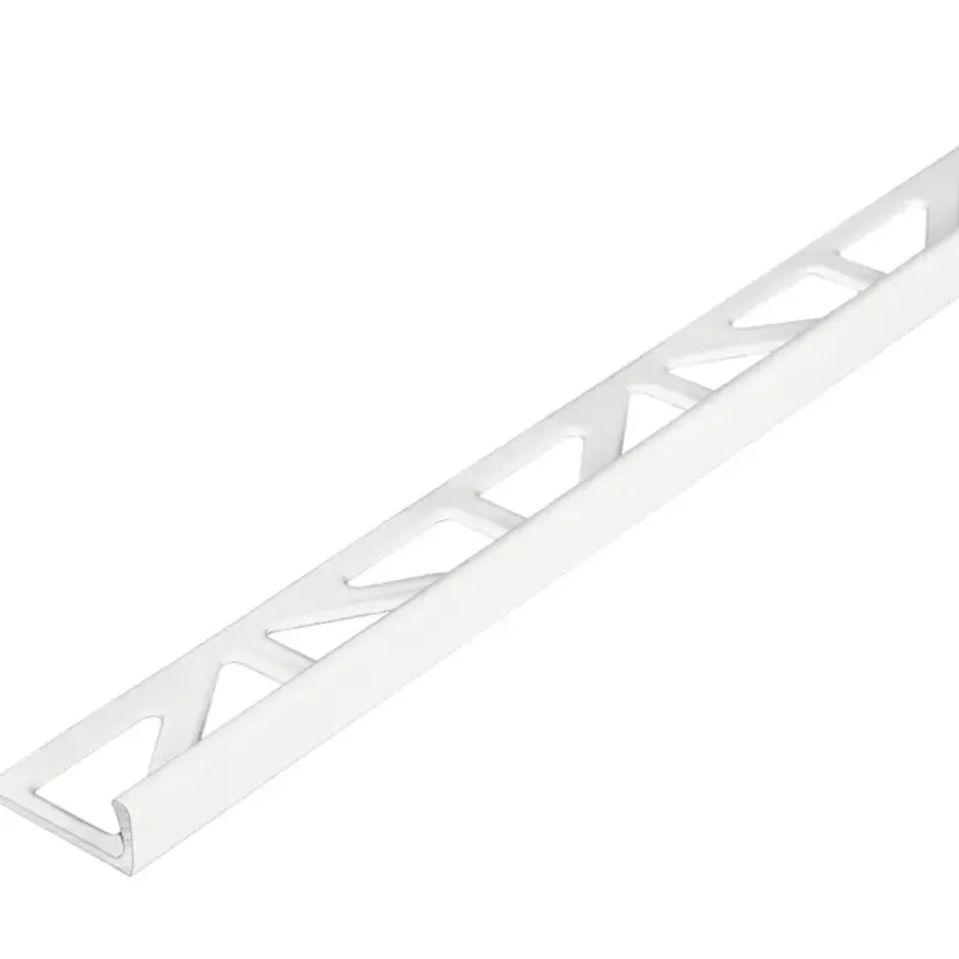Tegelprofiel haaks aluminium wit 10 mm 300 cm