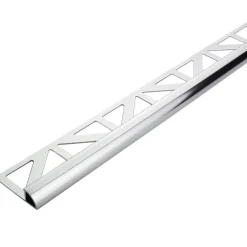 Tegelprofiel kwartrond aluminium zilver 8 mm 300 cm