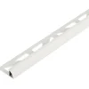 Tegelprofiel kwartrond PVC wit 8 mm 300 cm