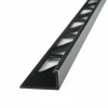 Tegelprofiel recht zwart kunststof 10 mm 270 cm