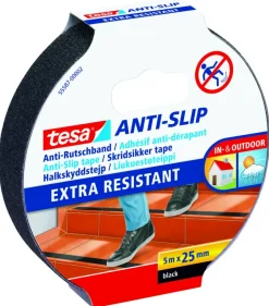 Overige Tape > Tesa anti-slip tape zwart 25 mm x 5 m