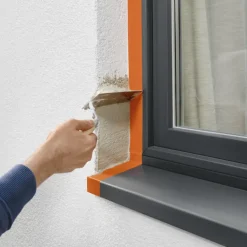 Afplaktape > Tesa bepleisteringstape PVC oranje 50 mm x 33 m