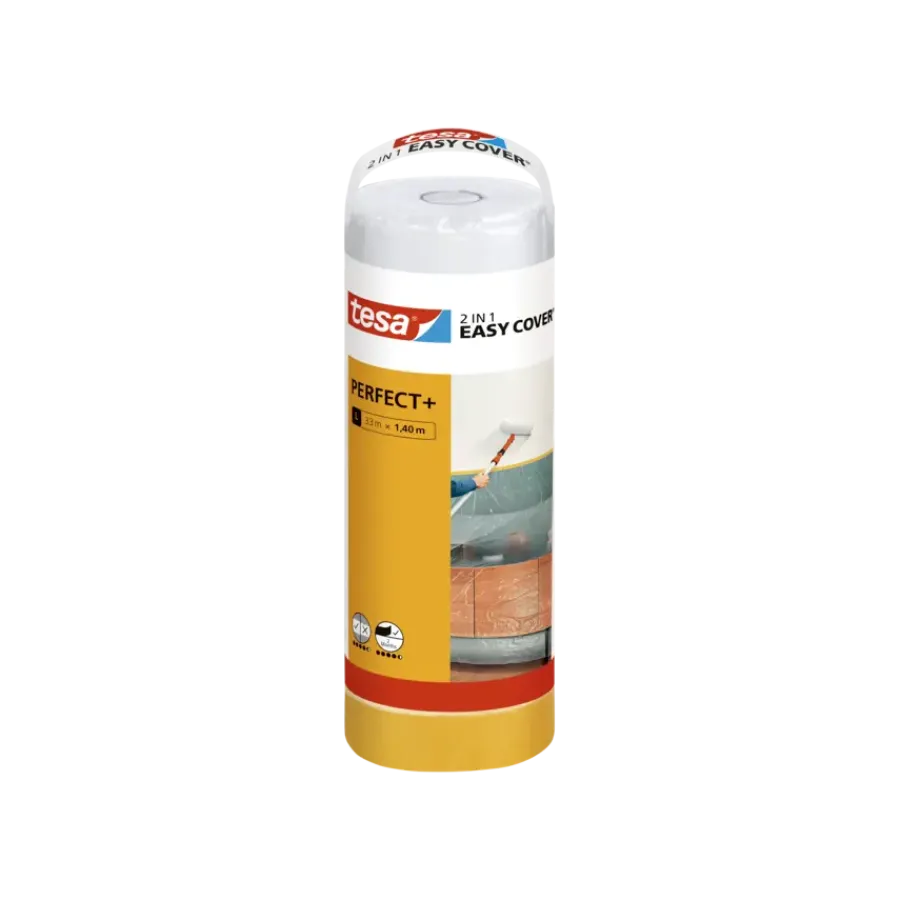 Dekkleden & Afdekfolies > Tesa Easy Cover Perfect+ afdekfolie 33mx1,4m