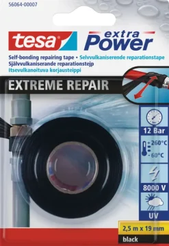 Overige Tape > Tesa Extra Power Extreme Repair tape zwart 19 mm x 2,5 m