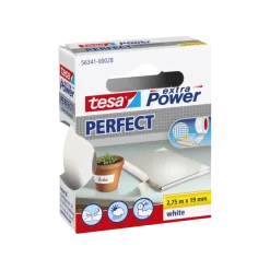 Overige Tape > Tesa Extra Power Perfect ducttape wit 19 mm x 2,75 m