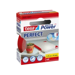 Overige Tape > Tesa Extra Power Perfect ducttape rood 19 mm x 2,75 m