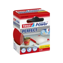 Overige Tape > Tesa Extra Power Perfect ducttape rood 38 mm x 2,75 m