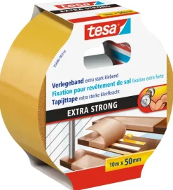 Overige Tape > Tesa Extra Sterk tapijttape geel 10 m x 50 mm