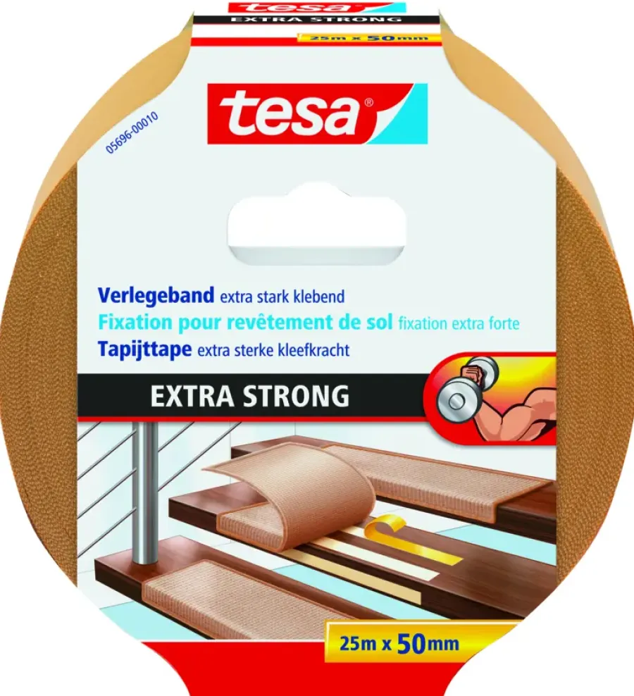 Overige Tape > Tesa Extra Sterk tapijttape geel 25 m x 50 m