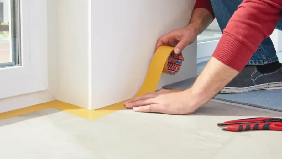 Overige Tape > Tesa Extra Sterk tapijttape geel 25 m x 50 m