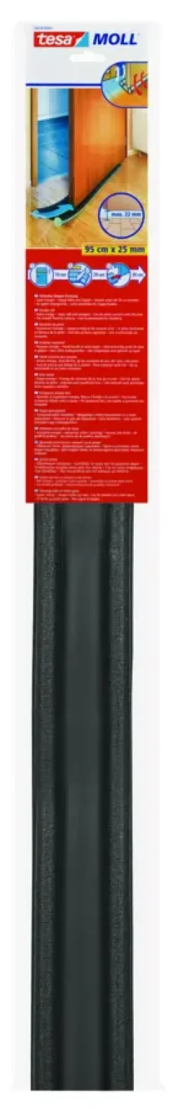 Tochtwering|Tochtstrips Deur > Tesa Moll isolatierol 25x950 mm dubbel antra
