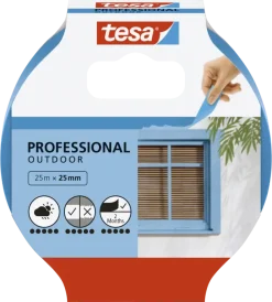 Afplaktape > Tesa Professional Outdoor schilderstape blauw 25 mm x 25 m