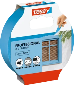 Afplaktape > Tesa Professional Outdoor schilderstape blauw 25 mm x 25 m