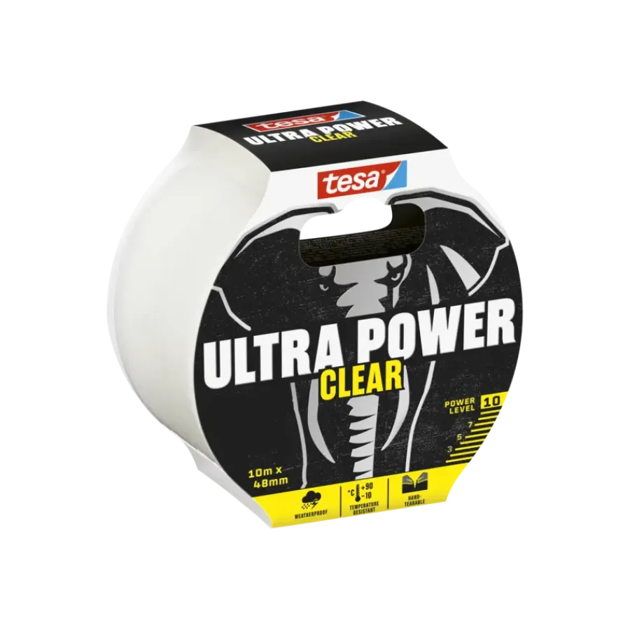 Overige Tape > Tesa Ultra Power Extreme ducctape transparant 48 mm x 10 m