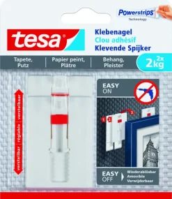 Tesa Verstelbare Klevende Spijker voor Behang & Pleisterwerk