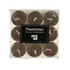 Theelichten bordeaux 18 stuks