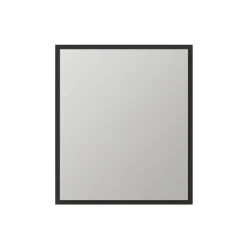 Tiger badkamerspiegel S-line rechthoek 60 x 70 cm met lijst mat zwart