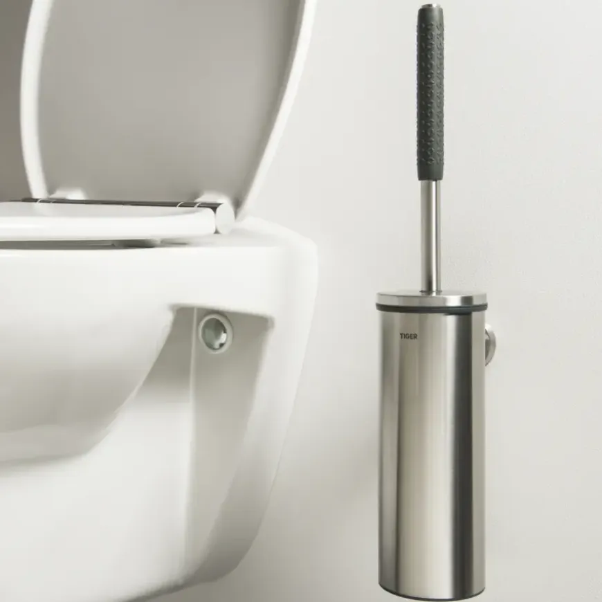 Tiger Boston Comfort en Safety toiletborstelgarnituur rvs