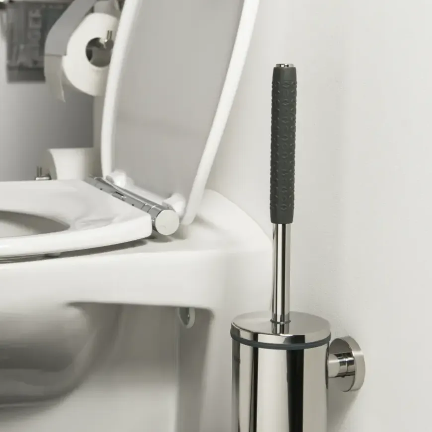 Tiger Boston Comfort en Safety toiletborstel chroom