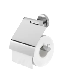 Tiger Boston toiletrolhouder met klep chroom