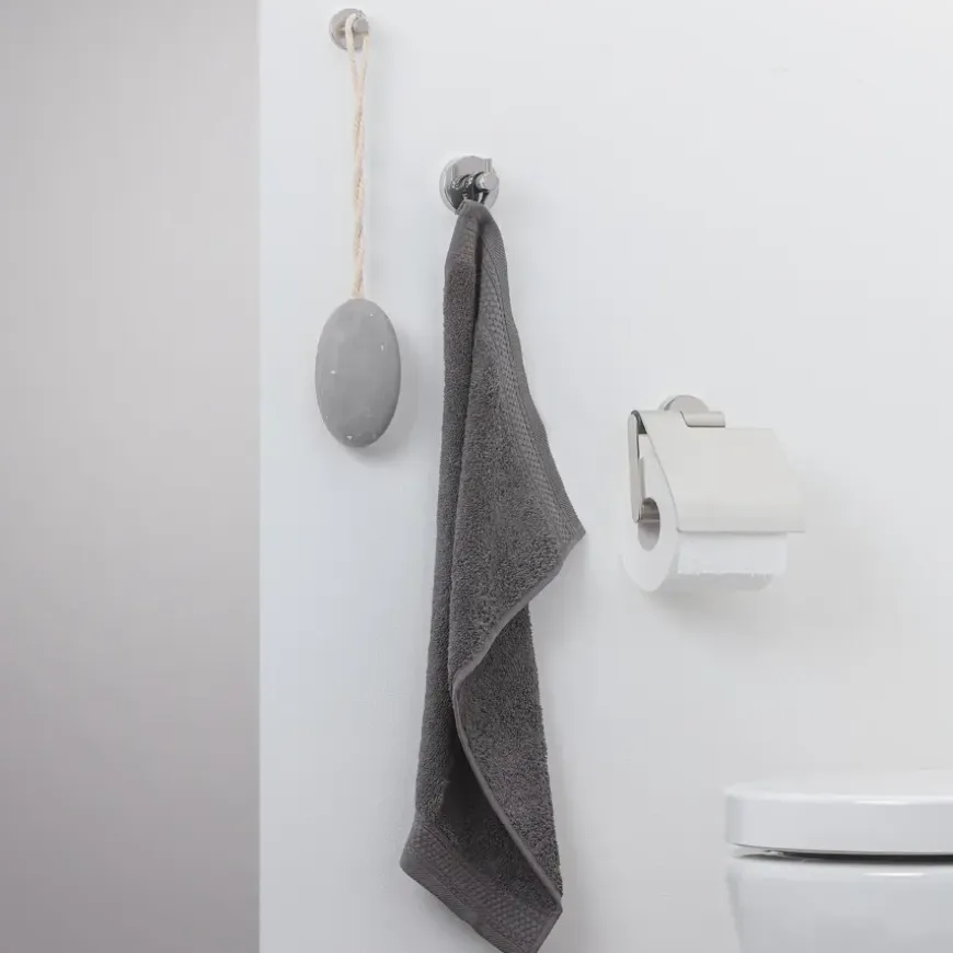 Tiger Boston toiletrolhouder met klep chroom