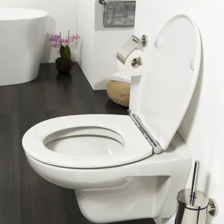 Tiger Boston wc bril wit/chroom met softclose en quick release