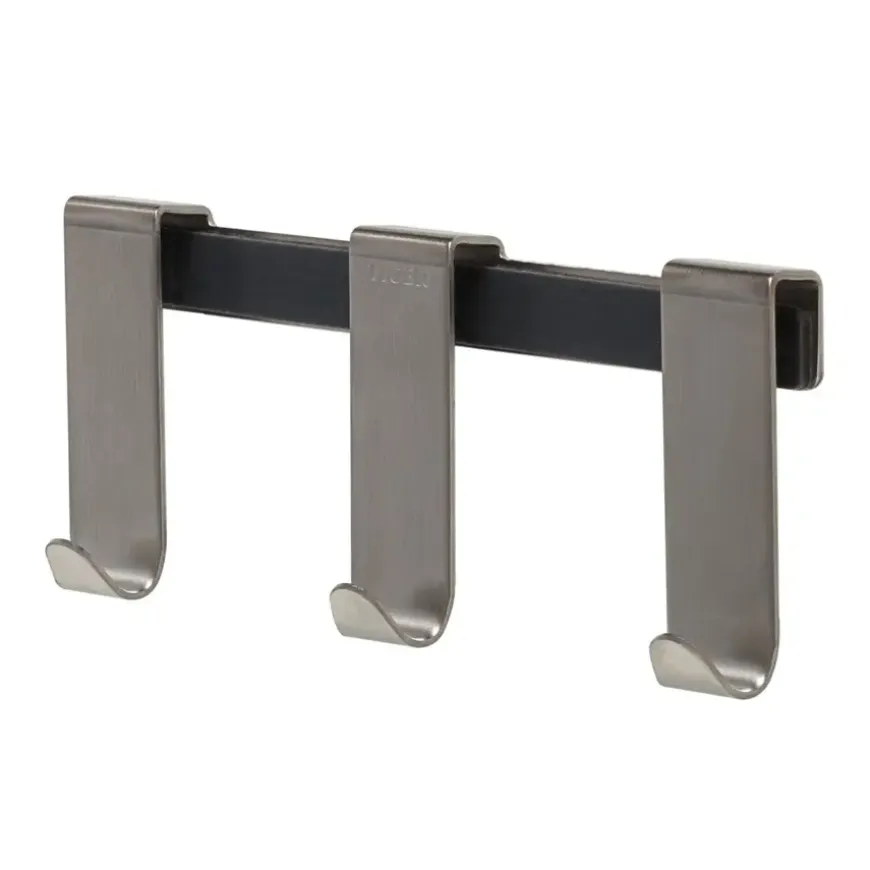 Tiger douchehaak Rack 6-8 mm RVS (3 haakjes)