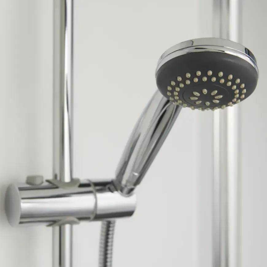 Tiger douchekop Splash Eco Valencia handdouche waterbesparend 3 standen ø 8 cm chroom