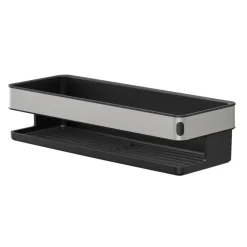 Tiger douchemand Cooper 28 cm Zwart / RVS geborsteld