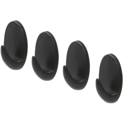 Tiger haak Baseline set van 4 zwart zelfklevend