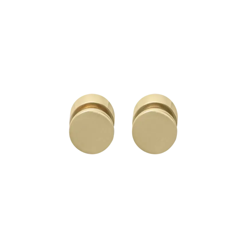 Tiger haken set van 2 Pico geborsteld goud RVS